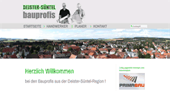 Desktop Screenshot of ds-bauprofis.de