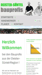 Mobile Screenshot of ds-bauprofis.de