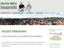 Tablet Screenshot of ds-bauprofis.de